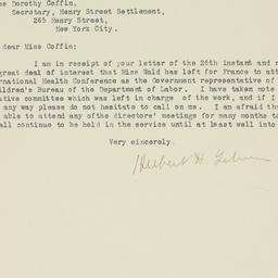 Letter: 1919 March 31
