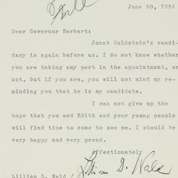 Letter: 1934 June 30