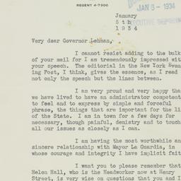 Letter: 1934 January 5
