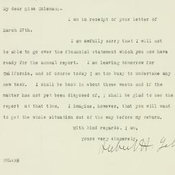 Letter: 1928 March 28