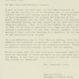 Letter: 1931 January 21