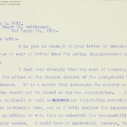 Letter: 1919 December 5