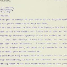 Letter: 1920 April 8