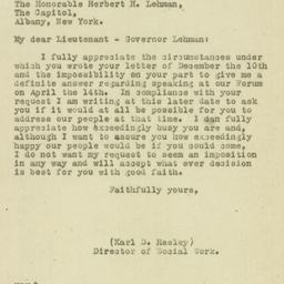 Letter: 1929 March 14