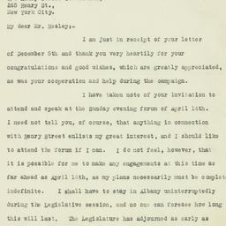 Letter: 1928 December 10