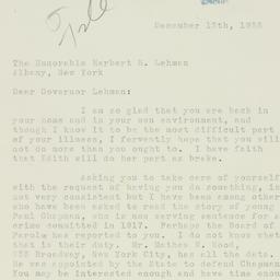 Letter: 1933 December 13