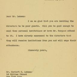 Letter: 1926 December 1