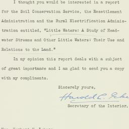 Letter: 1936 February 20
