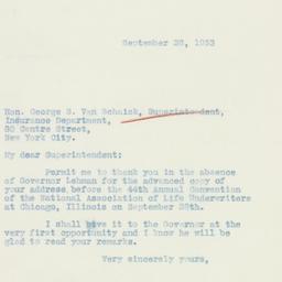 Letter: 1933 September 28