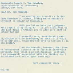 Letter: 1933 January 20