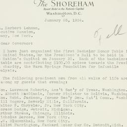 Letter: 1934 January 25