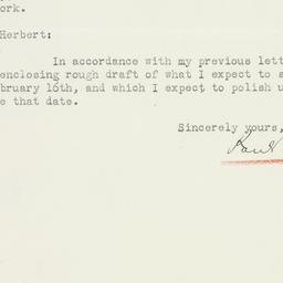 Letter: 1941 February 10