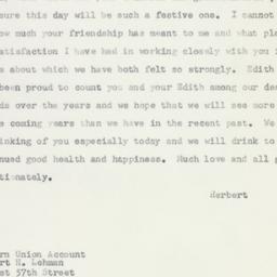 Letter: 1956 September 26