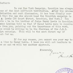 Letter: 1937 March 26