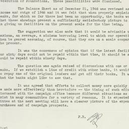 Memorandum: 1947 March 25