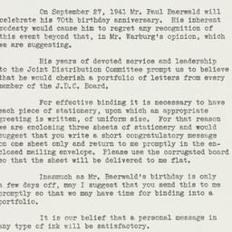Letter: 1941 September 15