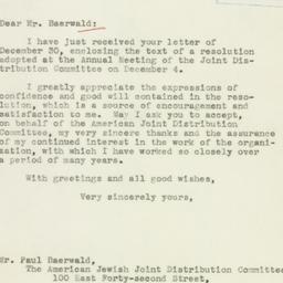 Letter: 1943 January 6