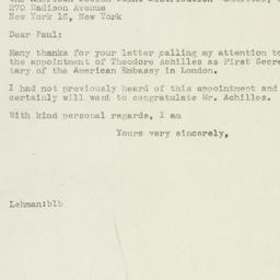 Letter: 1945 May 17