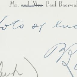 Letter: 1949 October 19