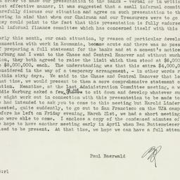 Memorandum: 1947 March 25
