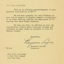 Letter: 1950 October 19