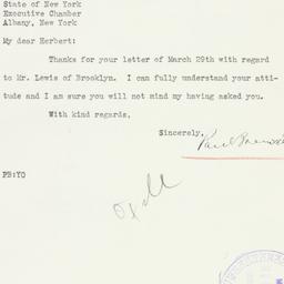 Letter: 1937 March 30