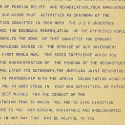Telegram: 1942 November 25
