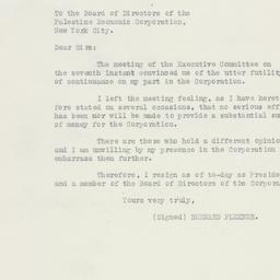 Letter: 1925 November 9