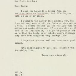 Letter: 1946 August 27