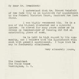 Letter: 1946 December 2