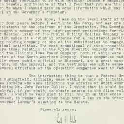 Letter: 1949 September 20