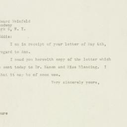 Letter: 1948 May 7