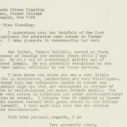 Letter: 1948 May 7