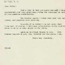 Letter: 1946 November 11