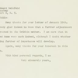 Letter: 1948 January 20