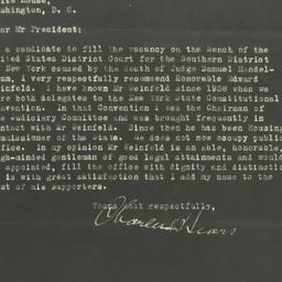 Letter: 1946 December 16