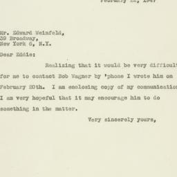Letter: 1947 February 22