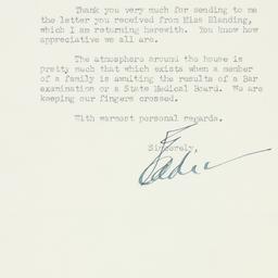 Letter: 1948 May 13