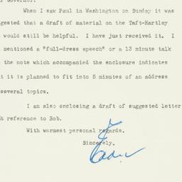 Letter: 1949 October 28