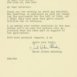 Letter: 1948 May 11