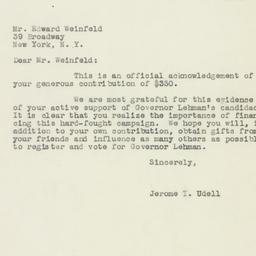 Letter: 1949 October 10