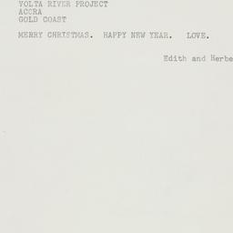 Telegram: 1954 December 23