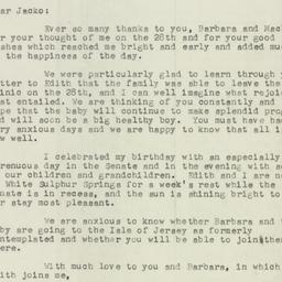 Letter: 1956 March 30
