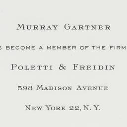 Ephemera: 1959 April 1