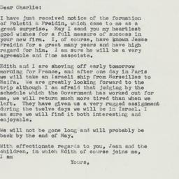 Letter: 1959 April 7