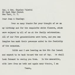 Letter: 1959 April 1