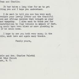 Letter: 1964 January 9