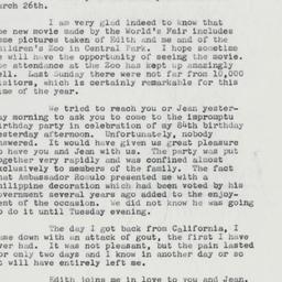Letter: 1962 March 29