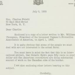 Letter: 1955 July 6
