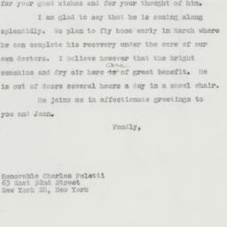Letter: 1963 February 22
